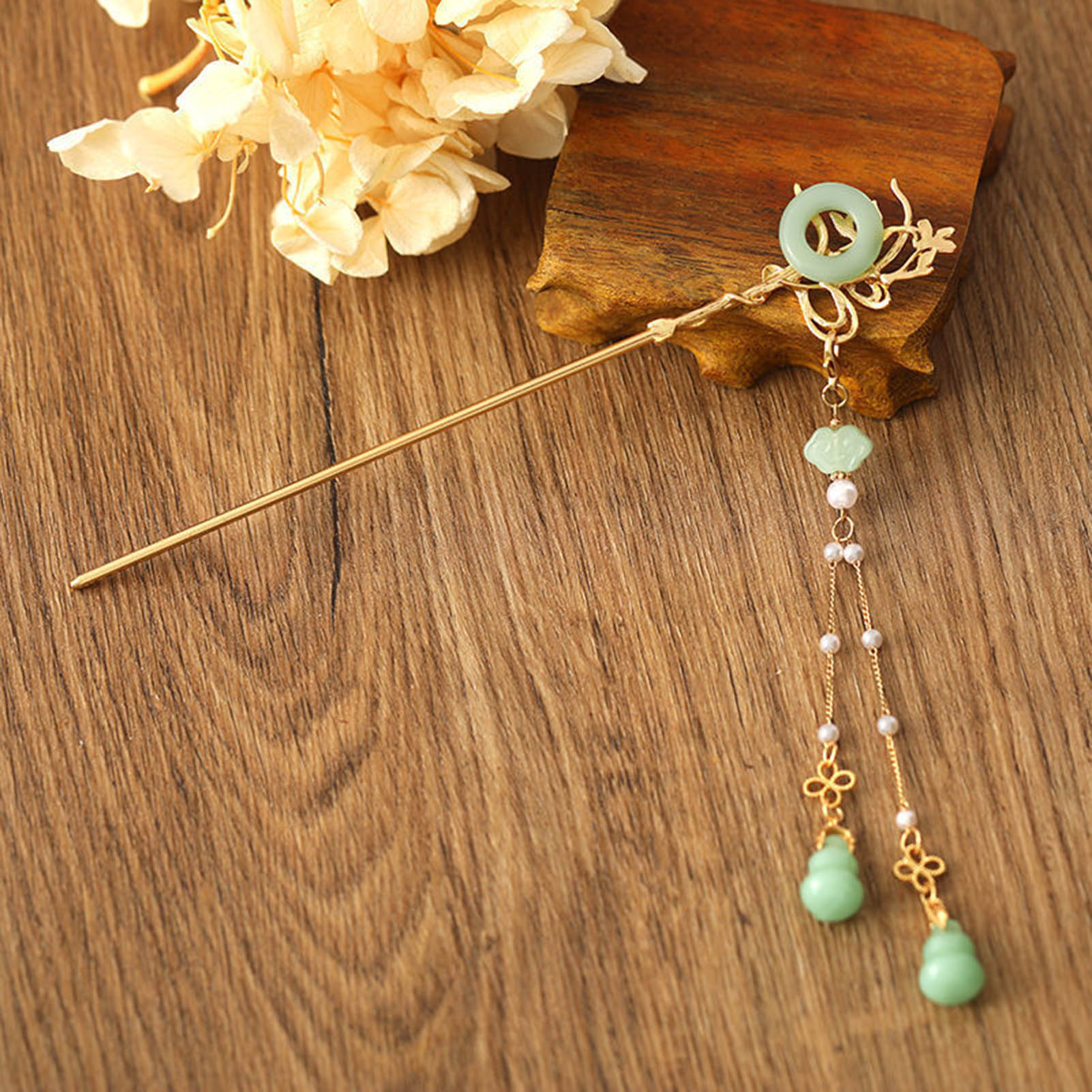 Tech Accessories For Women - Chinese Style Glass Hairpin For Women