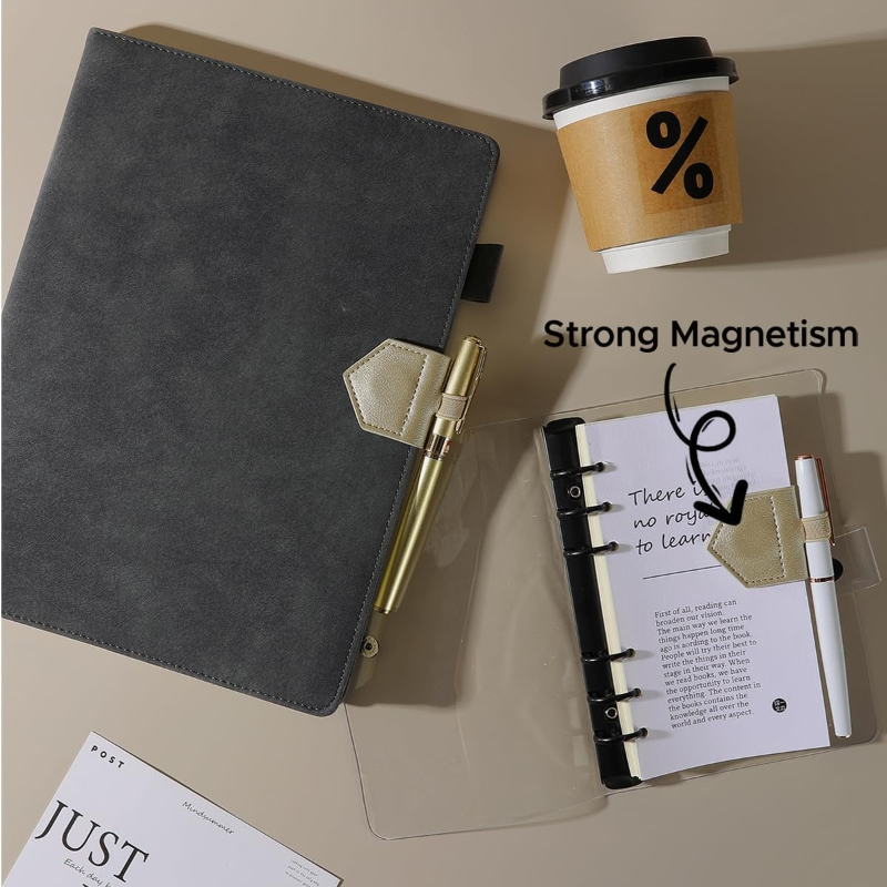 1pc Magnetic PU Leather Bookma - đánh giá và giá Pen Holder Magnetic