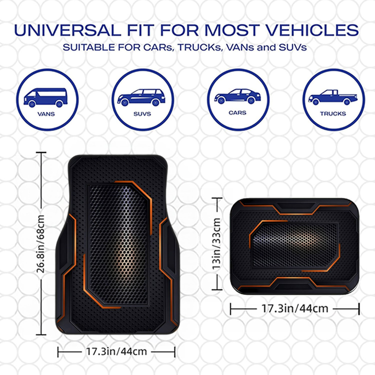 4Pcs Universal Car Floor Mats  - đánh giá và giá Universal Tech Accessories