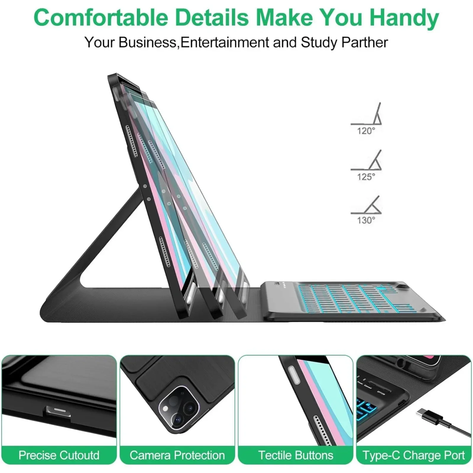 Keyboard Case for HONOR Pad X8 - đánh giá và giá Pen Holder Magnetic