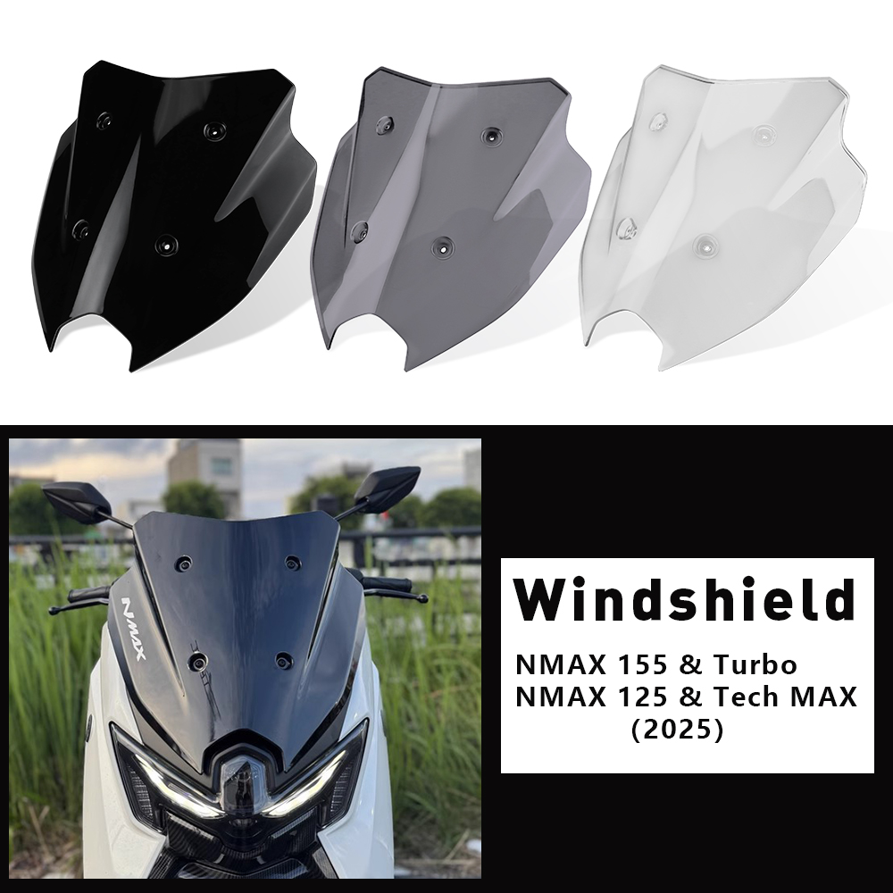 New NMAX 125 Windshield For Ya - đánh giá và giá Nmax Tech Max Accessories