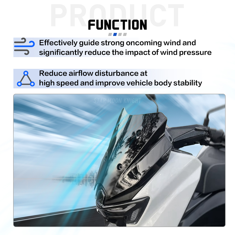 New NMAX 125 Windshield For Ya - đánh giá và giá Nmax Tech Max Accessories