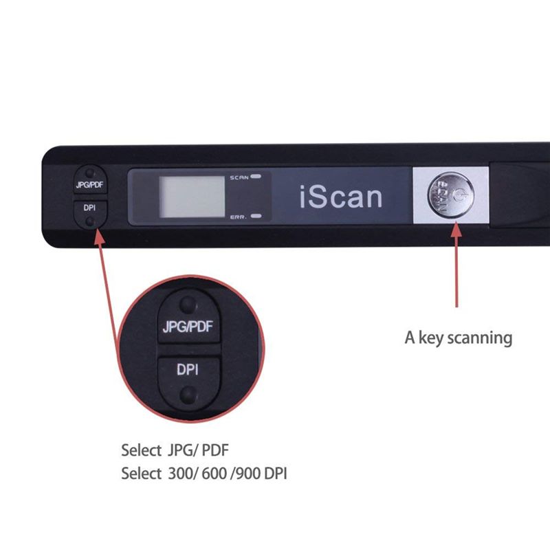 A13E-Portable Scanner 900DPI H - đánh giá và giá Document Scanner Portable
