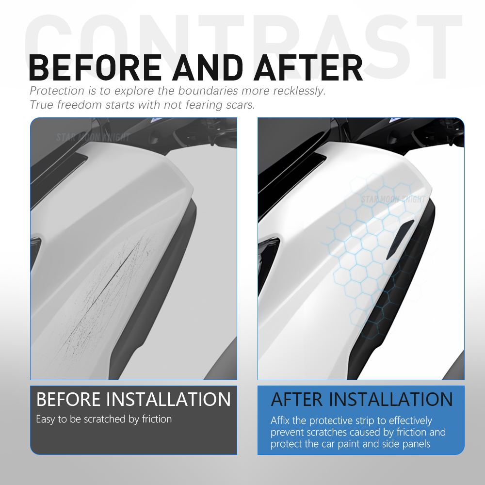 Side Fairing Scratch Protector - đánh giá và giá Nmax Tech Max Accessories