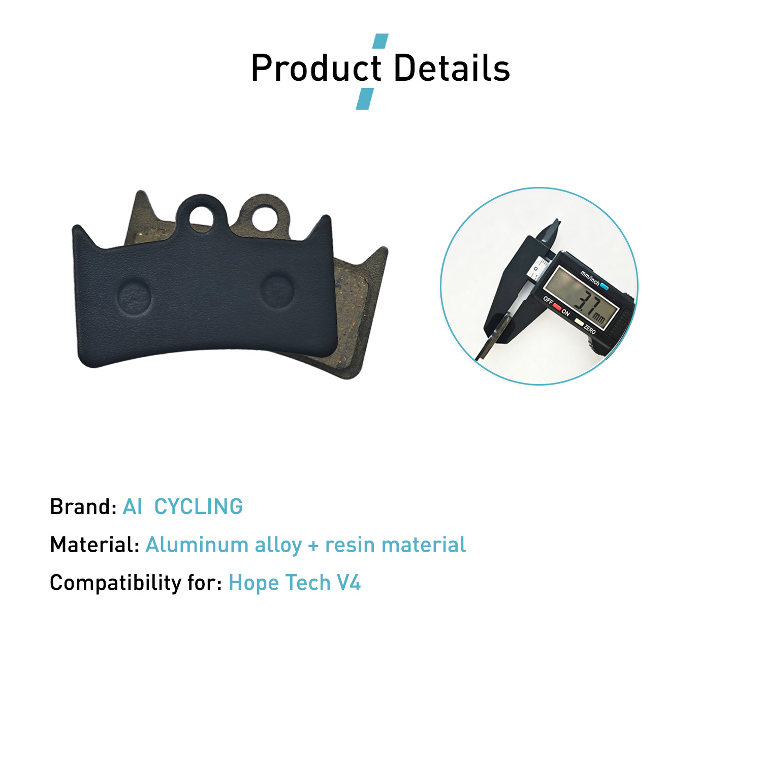 4 Pairs Bicycle Disc Brake Pad - đánh giá và giá Tech Bike Accessories